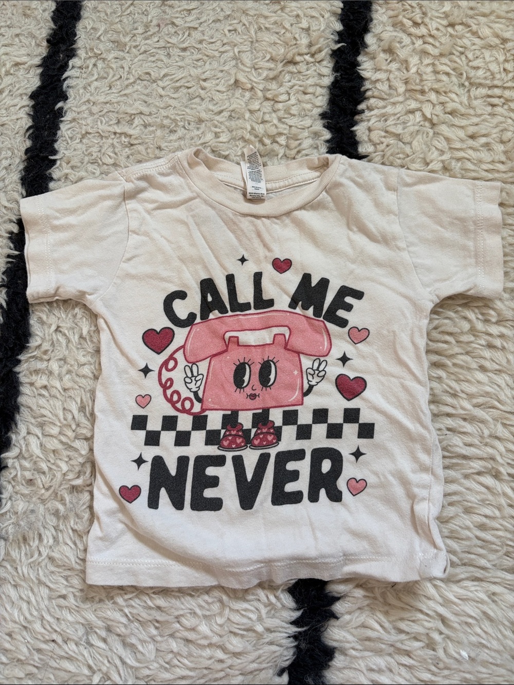 Bella + Canvas Kids Graphic 'Call Me Never' Kids Tee